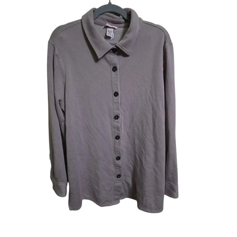 Women's Victoria’s Secret Modal Blend Button-Up Shirt – Size L